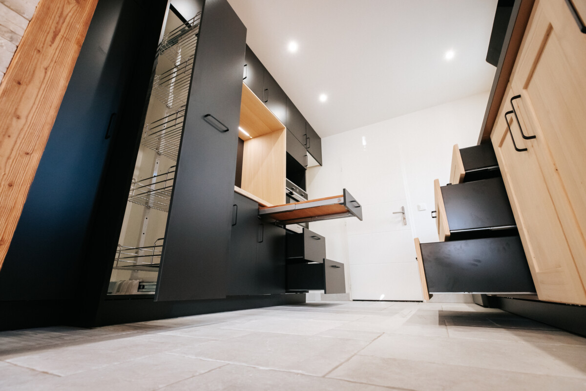 Cuisine bois aménagé sur mesure