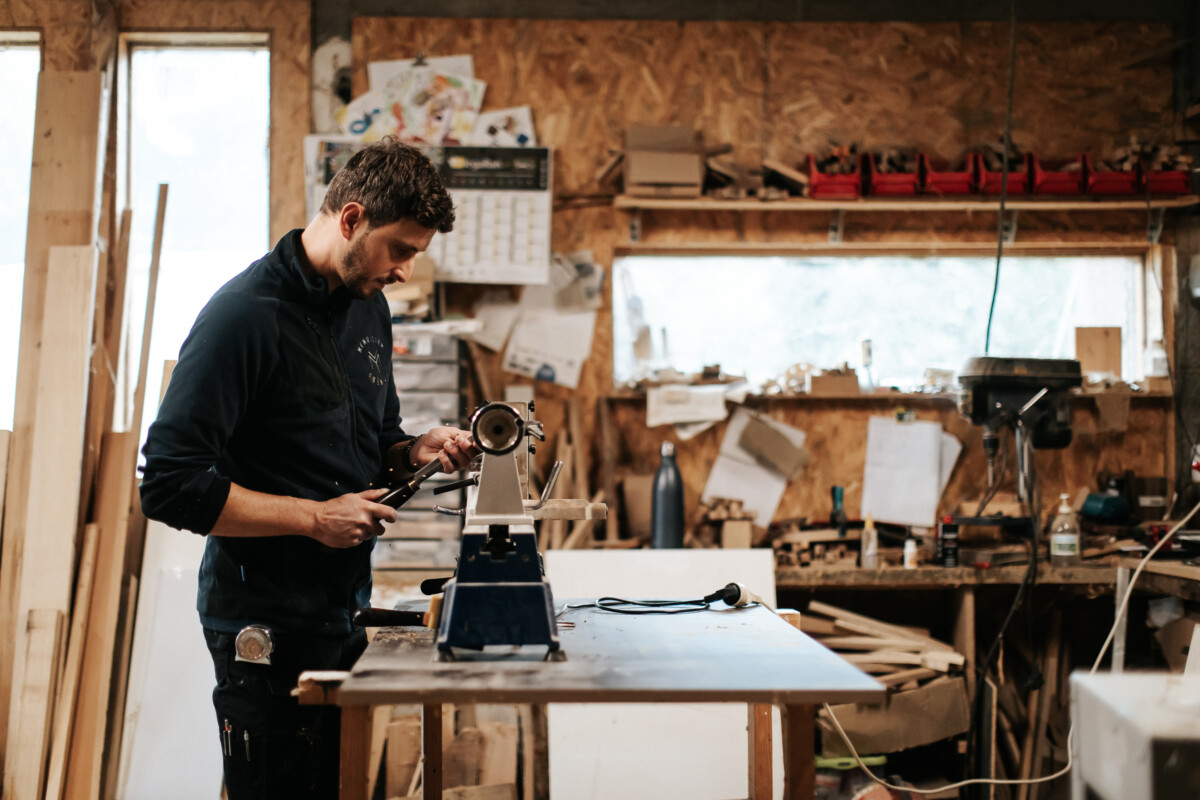 Atelier de menuiserie à Attignat-Oncin